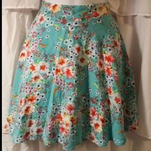 Timing Floral Print Mini Skirt